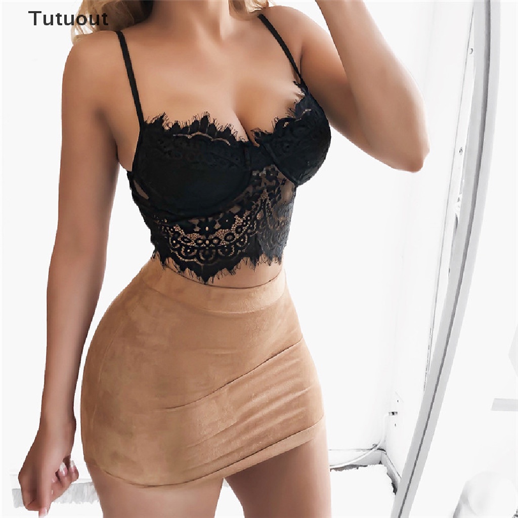 Áo lót ren hai dây có mút đệm quyến rũ dành cho nữ