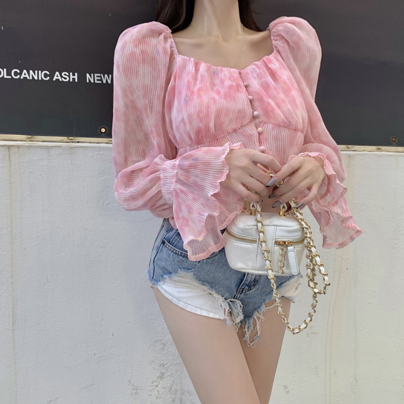 Áo Nữ Trễ Vai Dài Tay Thanh Lịch Thời Trang