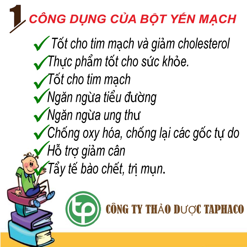 Bột yến mạch hảo hạng 100g