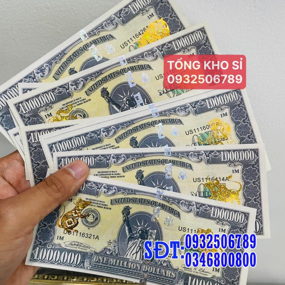 [CỰC RẺ] Tiền 12 con giáp 1 triệu dollars 12 Con Giáp Mạ Vàng lưu niệm của Mỹ cực độc, tặng bao lì xì