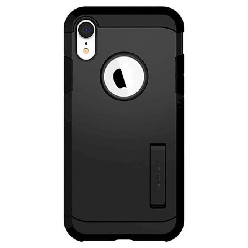 Ốp Lưng iPhone XS Spigen Tough Armor (Black -063CS25118) - Hàng Chính Hãng