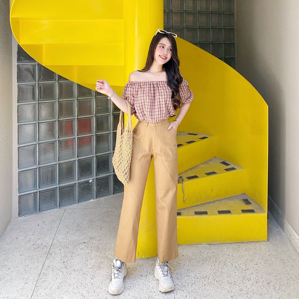 [Mã FADIRECT20 giảm 20K đơn 150K] QUẦN CULOTTES KAKI BASIC ZAREEN TRS13 NÂU | BigBuy360 - bigbuy360.vn