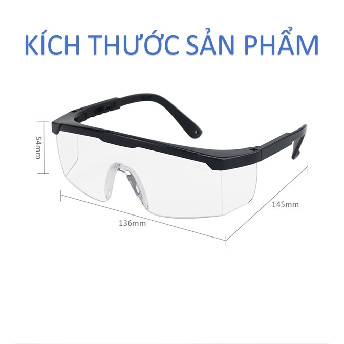 Kính bảo hộ chống bụi chắn gió đủ loại sản xuất tại Việt Nam