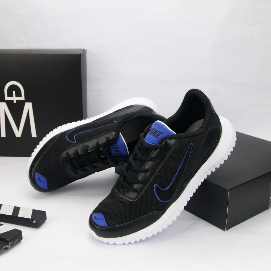 Giày sneaker GN305 thể thao đen móc xanh dương siêu bền siêu rẻ Gấu Nâu | WebRaoVat - webraovat.net.vn