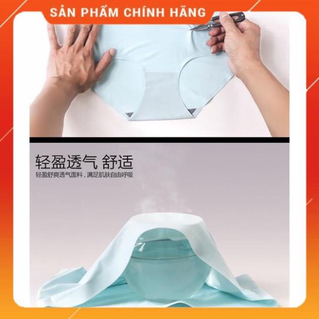 Quần Lót Nữ Đúc Su Thun Lạnh Cao Cấp Không Đường May Mềm Mại Kháng Khuẩn được chọn màu 880