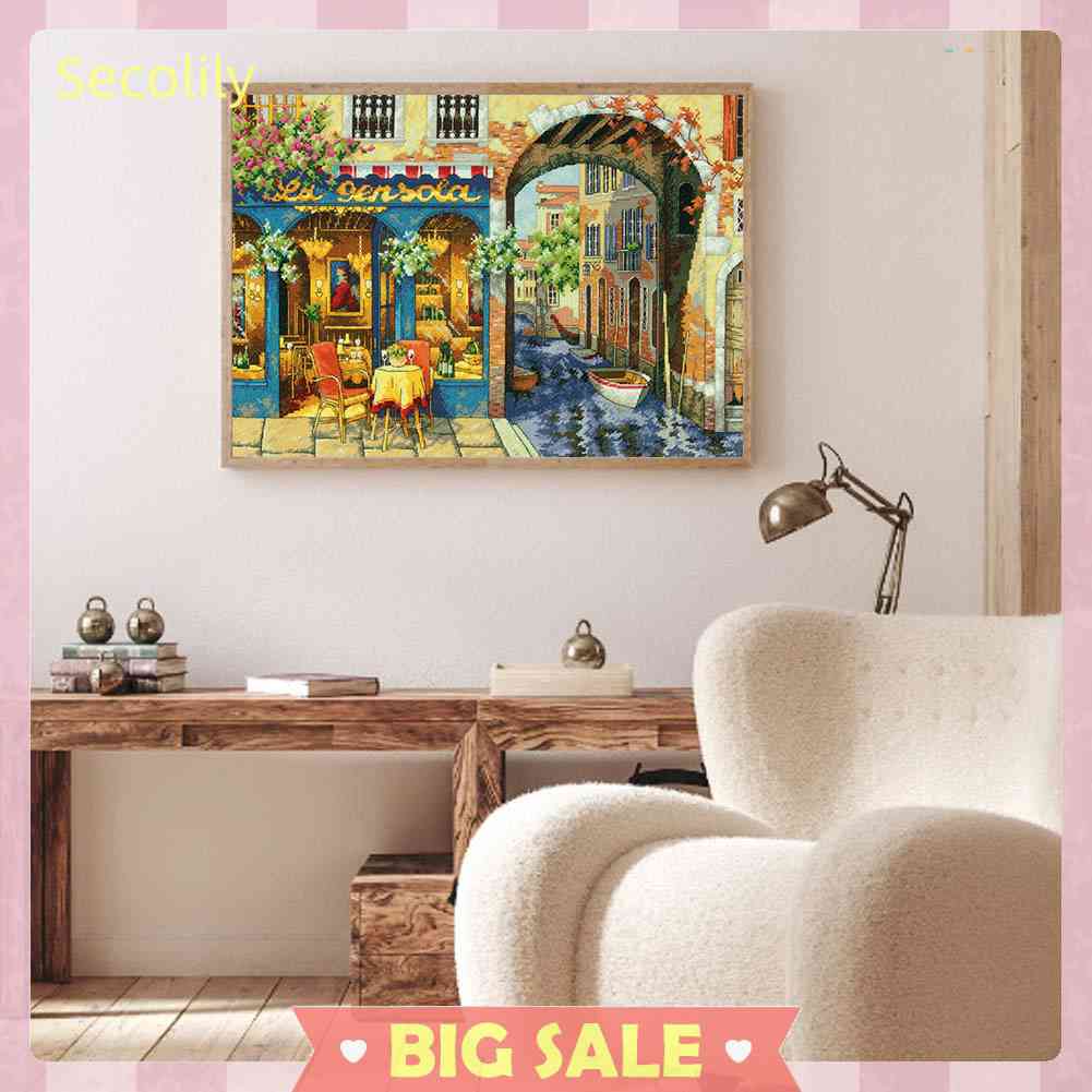 Seco Bộ Tranh Thêu Chữ Thập Thủ Công 11CT 3 Tuổi Phong Cách Châu Âu