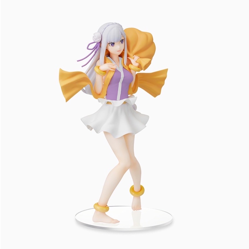 Mô Hình Figure Chính Hãng Anime Re:Zero kara Hajimeru Isekai Seikatsu, Emilia, SPM Figure, Fuujin (S