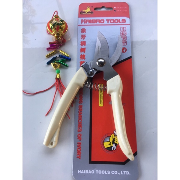 Kéo cắt tỉa cành hoa chống trượt tiện dụng cho sân vườn haibao tools