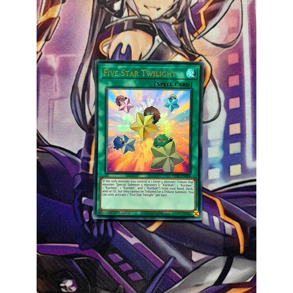 Thẻ Bài Mint90 Yugioh Spell Five Star Twilight - BROL-EN006 - Ultra