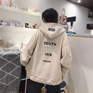 [CÓ SẴN] ÁO KHOÁC NỈ BÔNG ULZZANG (kèm ảnh thật)