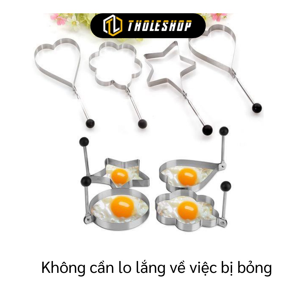 Khuôn Chiên Trứng - Khuôn Rán Trứng Không Gỉ Nhiều Hình Giúp Tạo Hình Món Ăn Cho Bé 3127