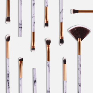 10pcs Professional Marble Makeup Brushes Eyeshadow Foundation Brush