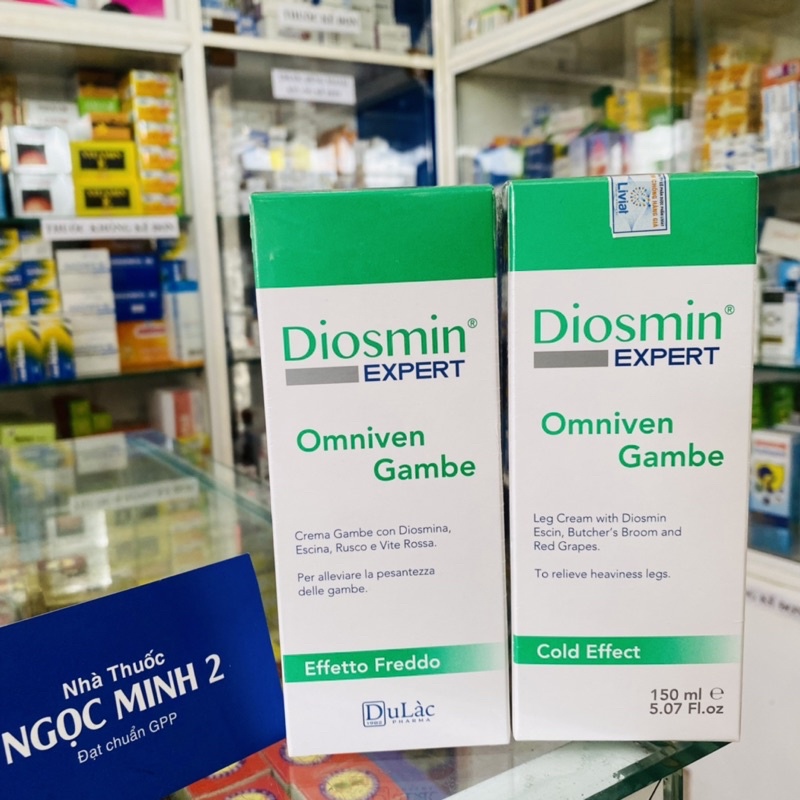✅ [Chính Hãng] Kem bôi Diosmin expert Omniven Gambe Kem dạng gel mang đến sự nhẹ nhàng cho đôi chân