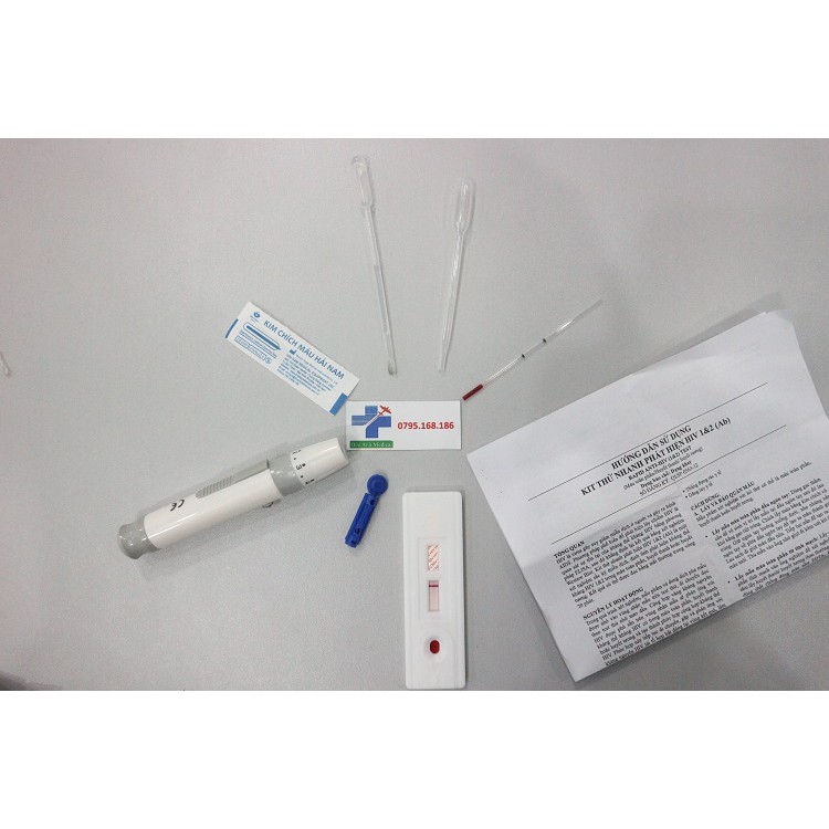 Test Thử HIV tại nhà có BS hướng dẫn (an toàn,bảo mật)
