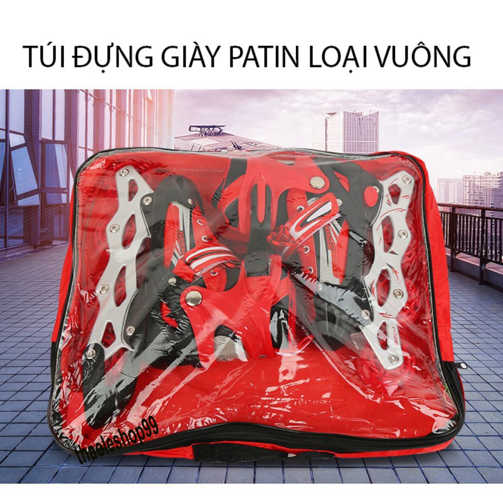 Túi đựng giày trượt patin loại vuông dùng cho mọi loại giày patin