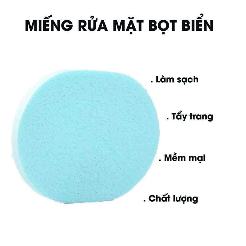 Miếng Bọt Biển Rửa Mặt/ Tẩy Trang Cá Nhân