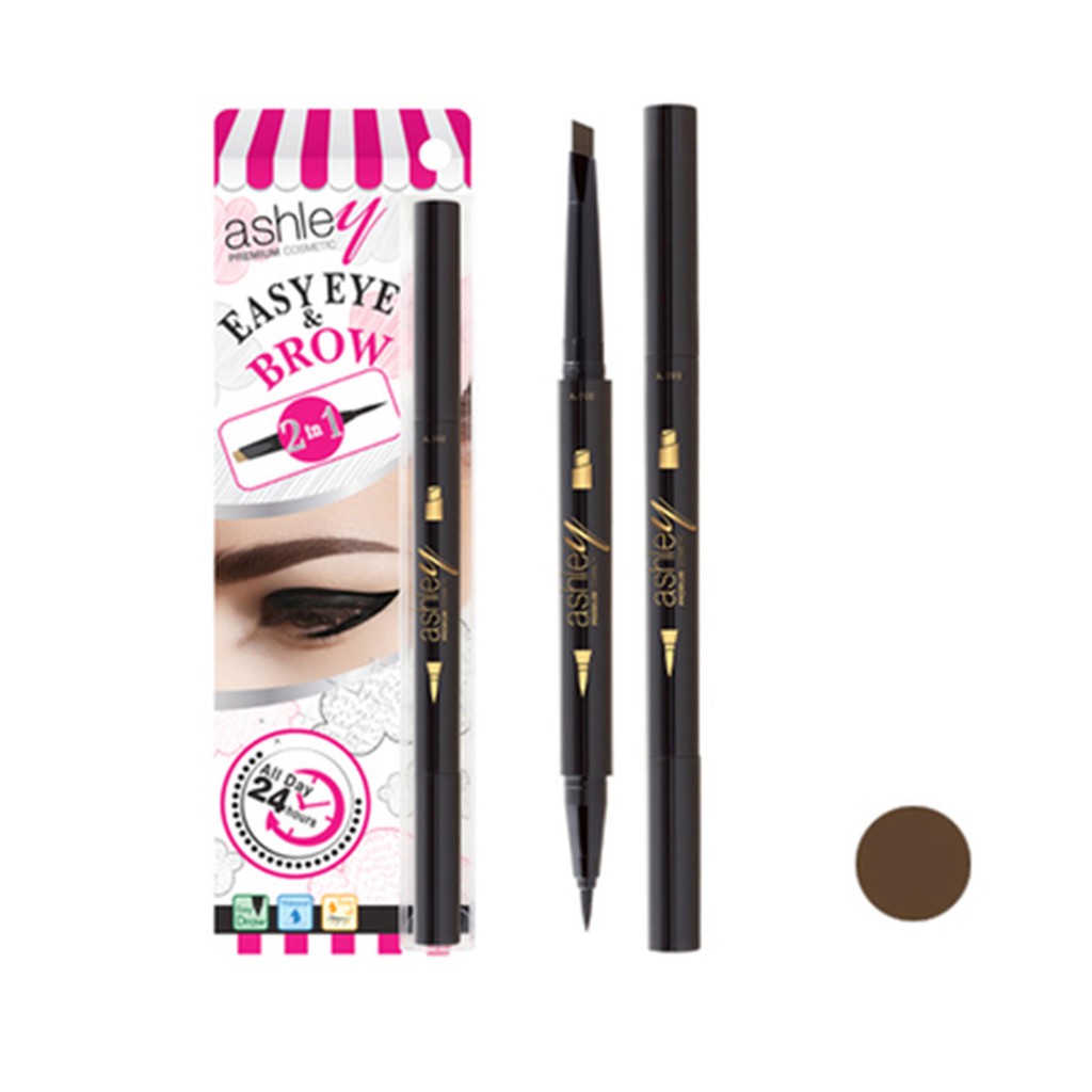 VIẾT KẺ LÔNG MÀY VÀ MÍ MẮT 2 IN 1 ASHLEY EASY EYE & BROW