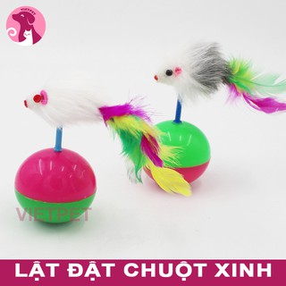 Đồ chơi cho mèo - Chuột lật đật dễ thương