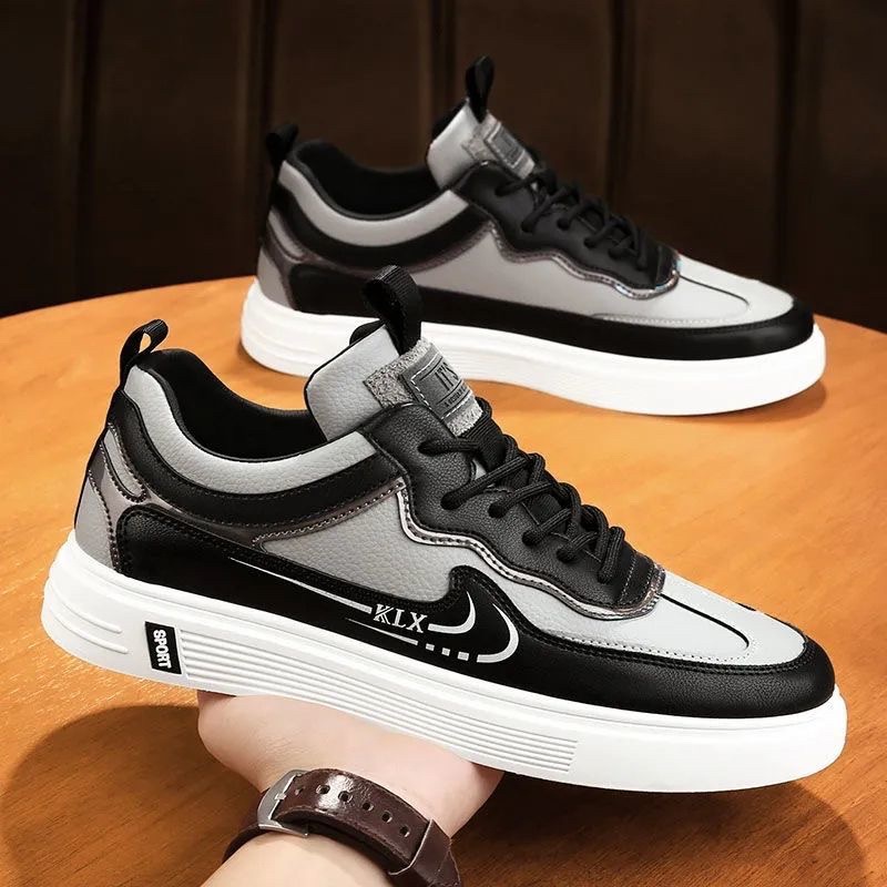 Giày sneaker IELGY thoáng khí có dây buộc dễ phối đồ cho nam