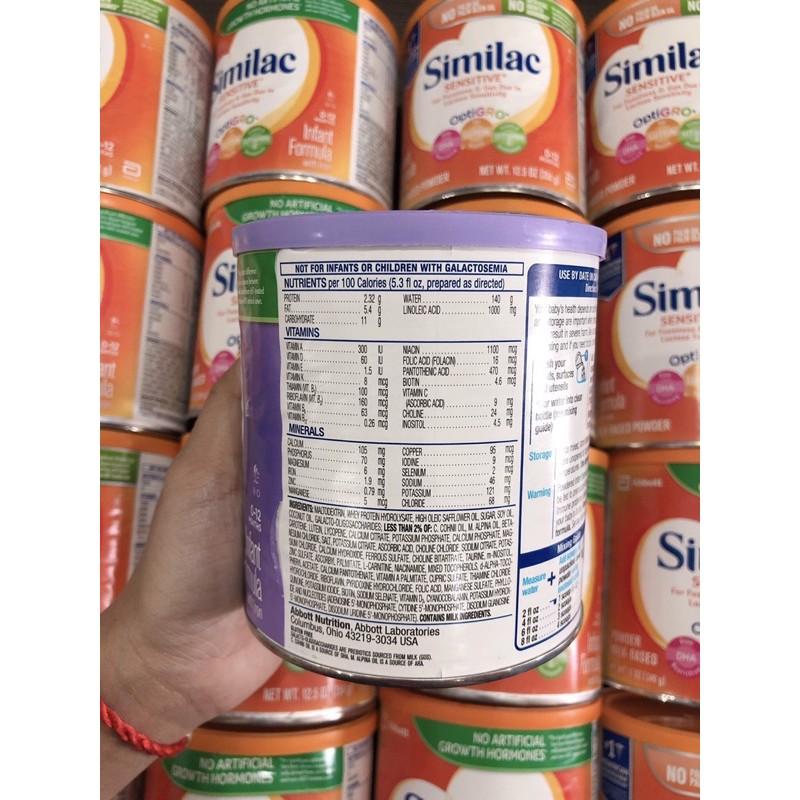 Sữa Similac total comfort 354g  hàng nhập khẩu trực tiếp Mỹ