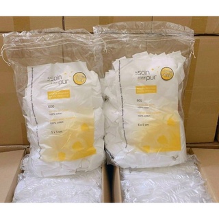 Bông tẩy trang tetra 600 miếng pháp