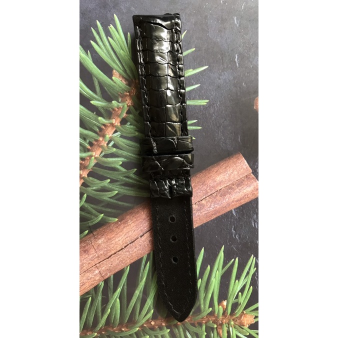 Hàng Thật 100% Dây Da Cá Sấu Vân Bụng Dành Cho Đồng Hồ Nam - TẶNG KÈM KHÓA KIM