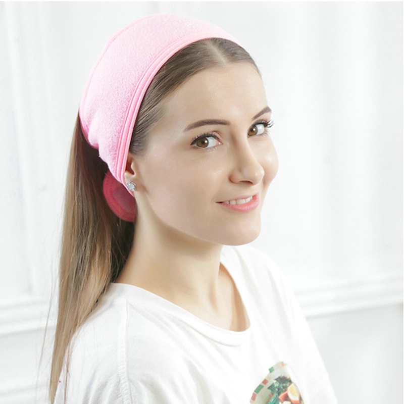 1 Băng Đô Mềm Chống Trượt Bản Rộng Có Thể Điều Chỉnh Dùng Khi Tập Yoga / Tắm / Trang Điểm Cho Nữ