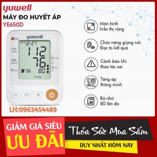 Máy Đo Huyết Áp có giọng nói Tiếng Việt Yuwell YE650D