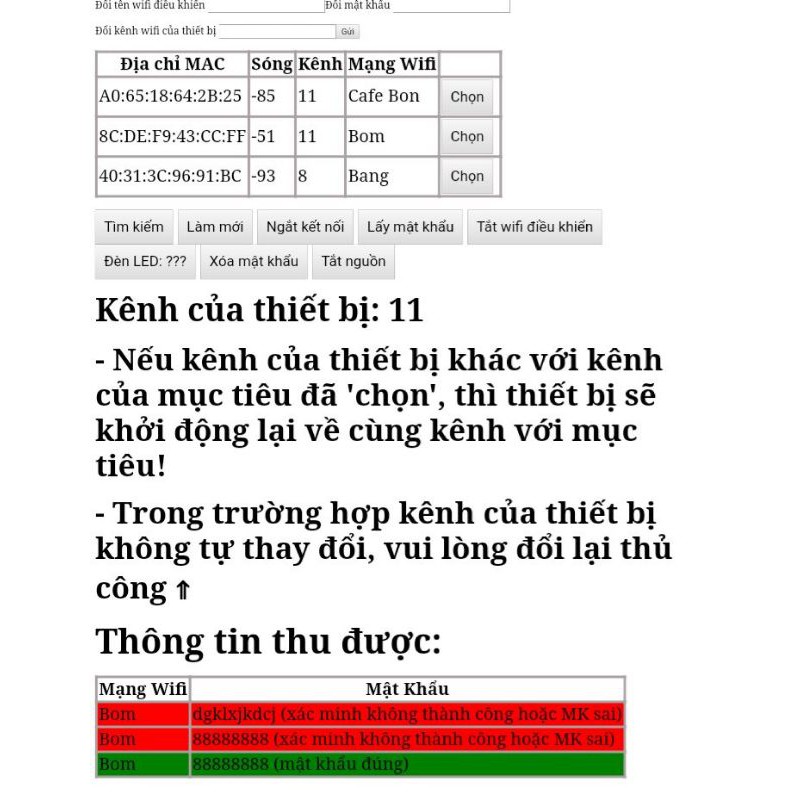 mạch wifi đa năng