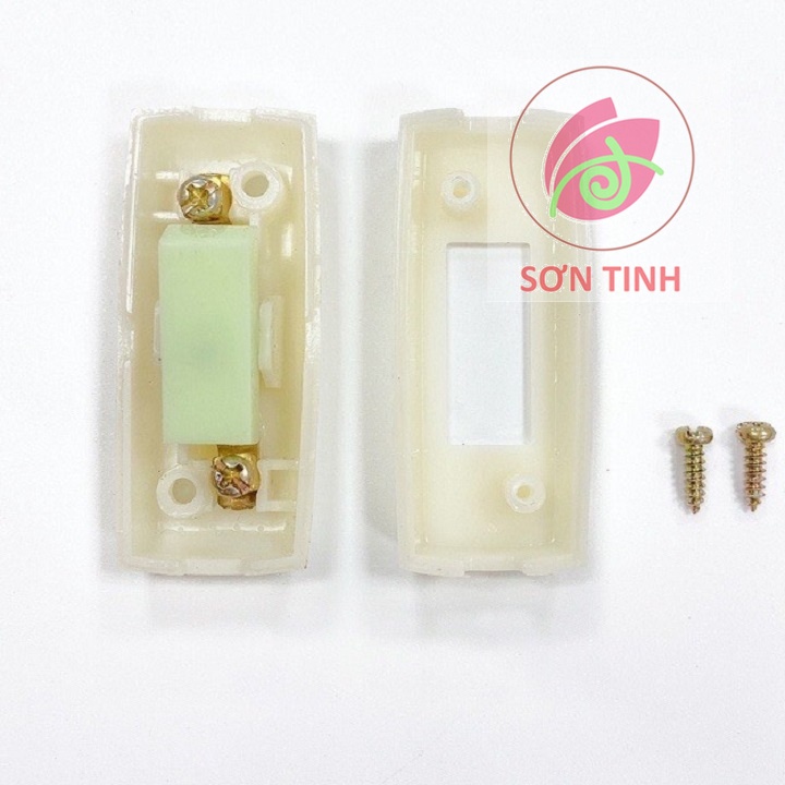Công tắc treo, điện bật dạ quang SOPOKA NDQ-01 cực đồng đúc
