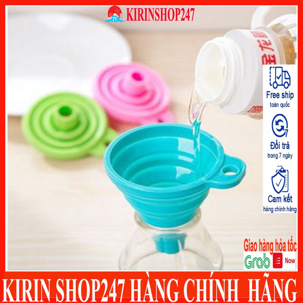 Phễu Silicon Gấp Gọn Tiện Lợi, Loại Dầy