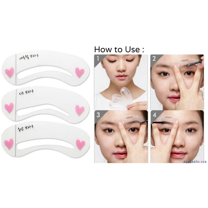 Khuôn kẻ lông mày Mini Brow Class Drawing Guide