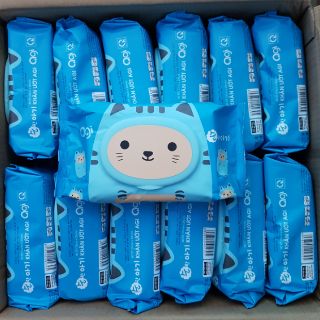 KHĂN ƯỚT AGI 80 TỜ KHÔNG MÙI