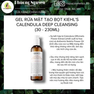 Sữa Rửa Mặt Hoa Cúc Kiehl’s Calendula Deep Cleansing