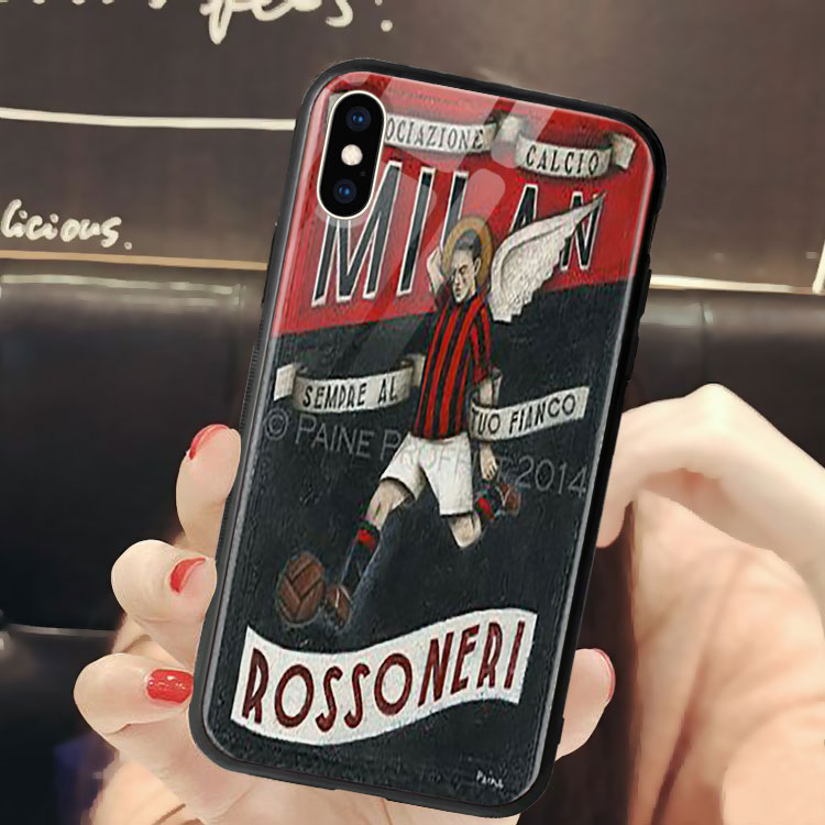 Ốp Cao Cấp Iphone 11 Pro Max In Hình ACMilan NIXON 6/6S/6Plus/6Splus/ 7Plus/ 8Plus / X /Xs /Xs Max /11 /11 Promax