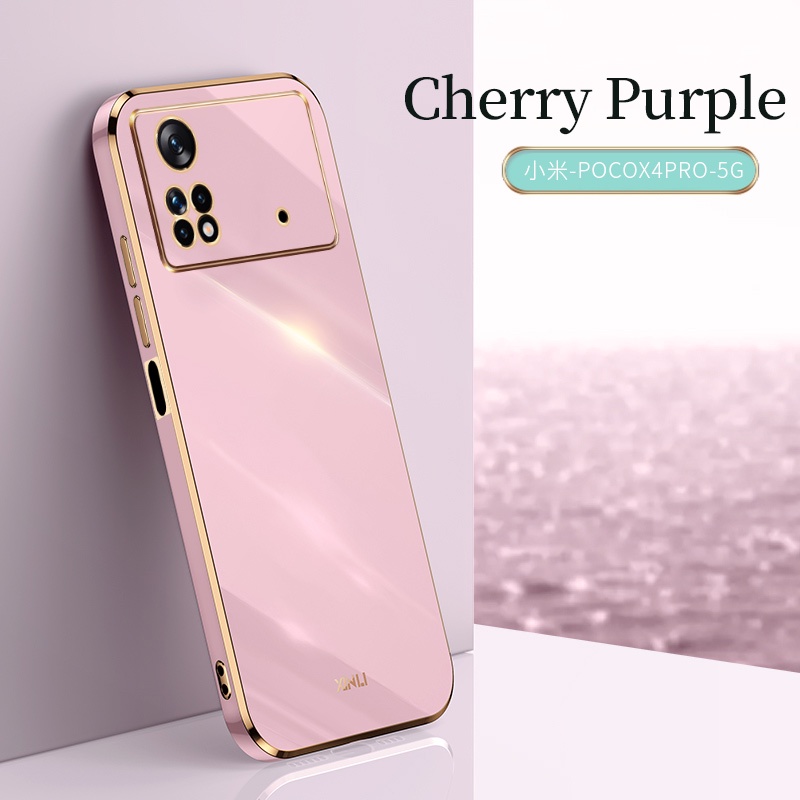 Ốp Điện Thoại TPU Silicon Mềm Chống Sốc Mạ Điện Cho Xiaomi Poco X4 Pro 5G Xiaomi Poco X4Pro 5G