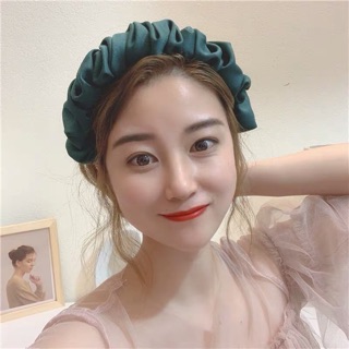 Bờm vải lụa rút nhún xinh xắn