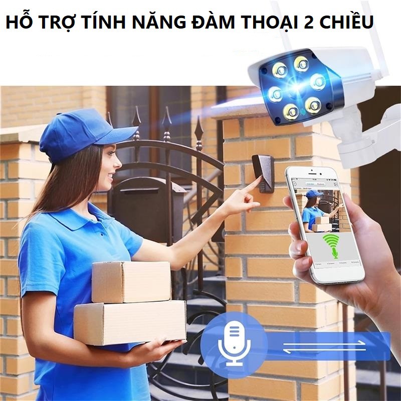Camera wifi 5.0 Mpx V380Pro Xem Đêm Có Màu,Báo Động,Chống Nước | BigBuy360 - bigbuy360.vn