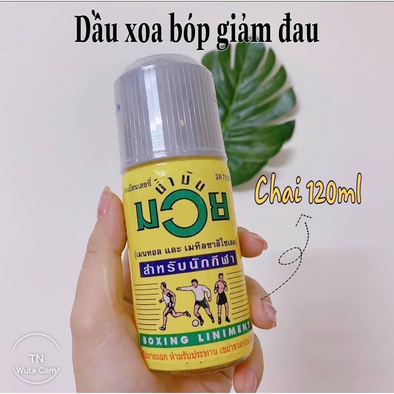 01 Chai Dầu Lăn Xoa Bóp MUAY BOXING LINIMENT 120ml Thái Lan