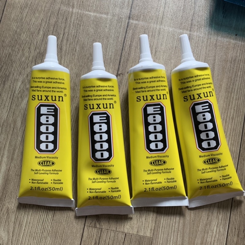 Keo Dán Điện Thoại E8000/T7000 (50ml) Đen | Trắng