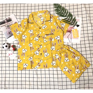Đồ bộ pijama tay ngắn - quần ngắn -