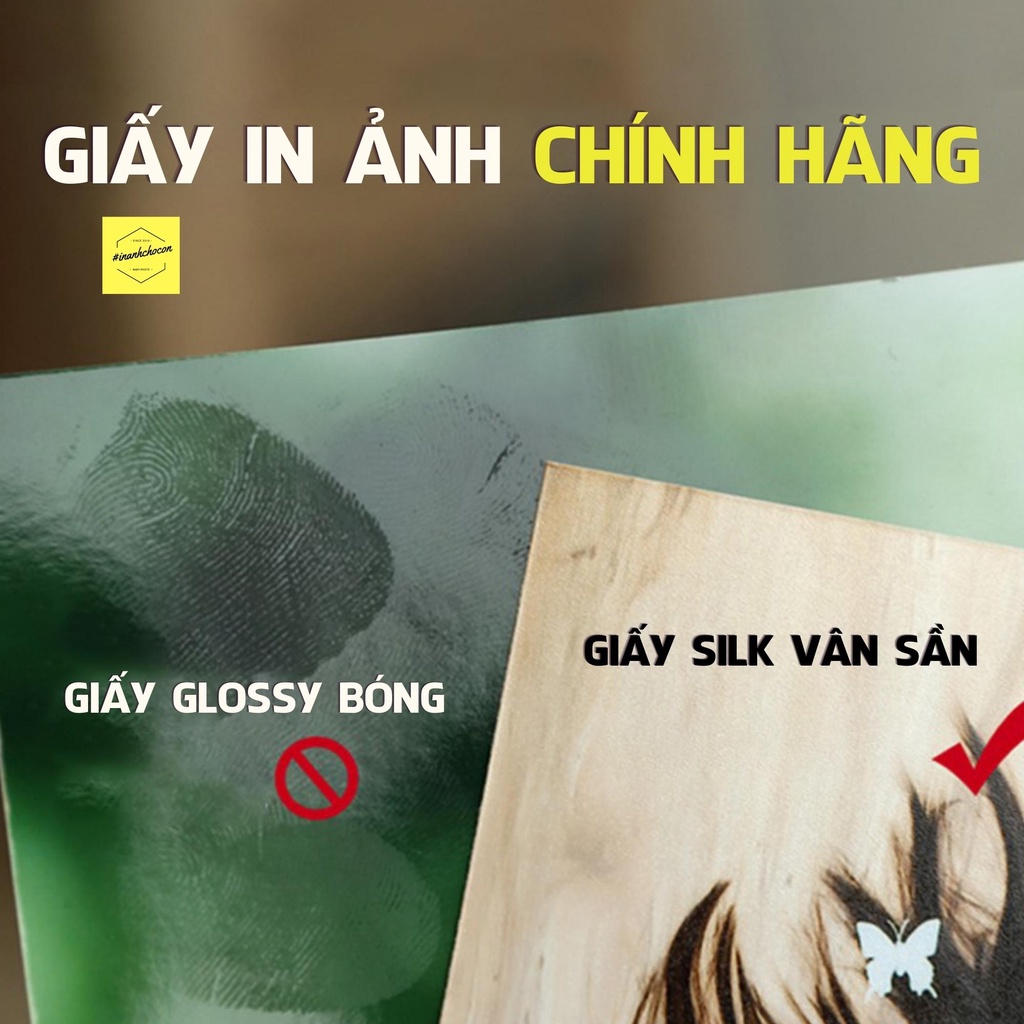 In ảnh giấy silk cao cấp - Công nghệ in laze