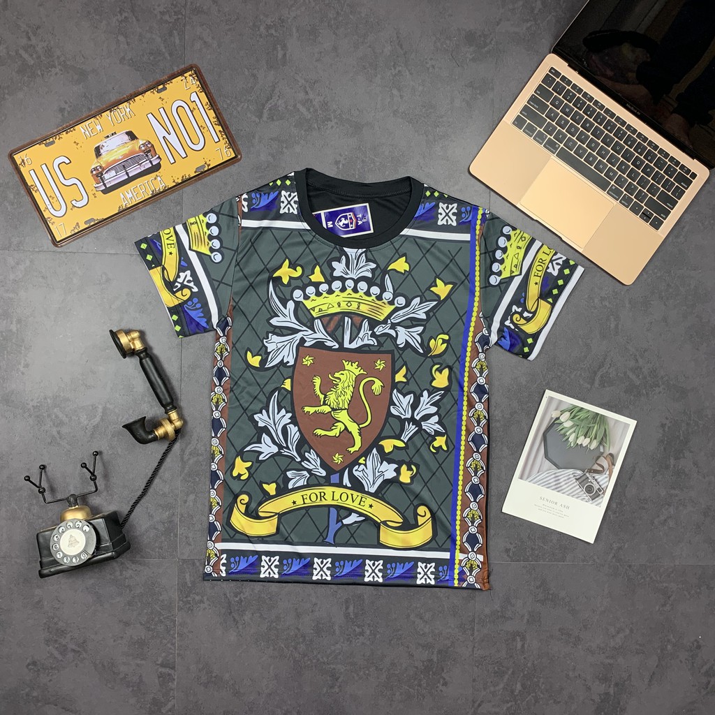 XẢ HÀNG Bộ Hè Nam, Bộ Thun Nam cộc Tay  in 3D Sử Tử Vương Miệng  Chất Liệu Thun Lạnh Mềm Mịn - BN35 - Full Size | BigBuy360 - bigbuy360.vn