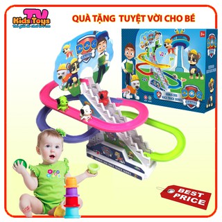 (XẢ KHO + QUÀ TẶNG) Đồ chơi chó cứu hộ leo thang có nhạc đèn vui nhộn cho bé KIDSTOYS TV