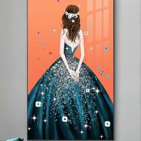 20 mẫu tranh tráng gương hình cô gái đẹp, tranh treo phòng ngủ, phòng khách, treo quán Spa kèm khung cao cấp .