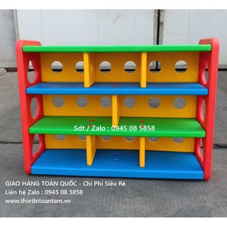 ( Hàng nhập khẩu ) kệ nhựa đựng đồ chơi cho trẻ em