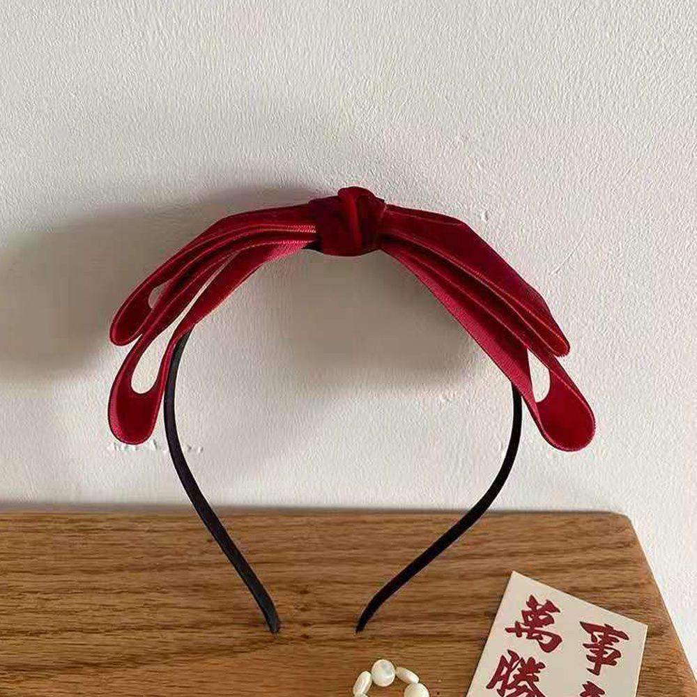 Băng Đô Nhung Cài Tóc Dễ Thương Cho Nữ