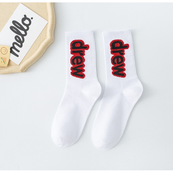 Vớ Tất DREW SMILE cao cổ Nam Nữ phong cách trẻ trung, năng động.