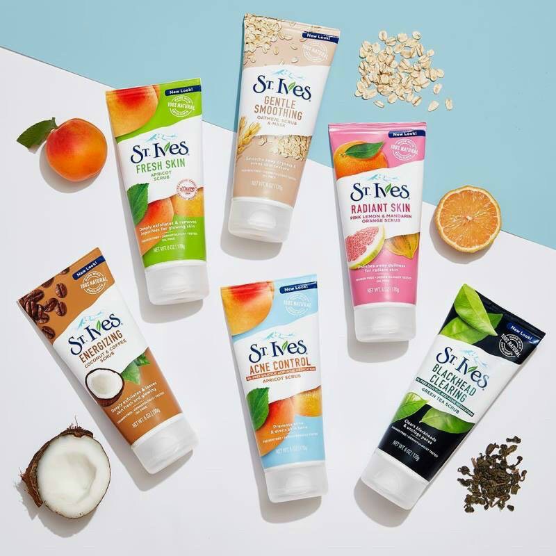 Sữa Rửa Mặt Tẩy Tế Bào Chết ST.IVES Scrub