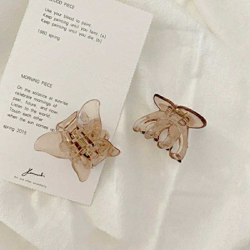 Kẹp nhựa mini size hình bướm dịu dàng thơ mộng - 4 màu - Kẹp tóc Hàn Quốc |Tiệm nhỏ của Nino|